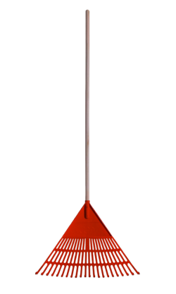 Plastic Rake - Geo 7 Star (big)-Red